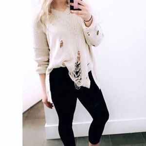 Distressed Sweater